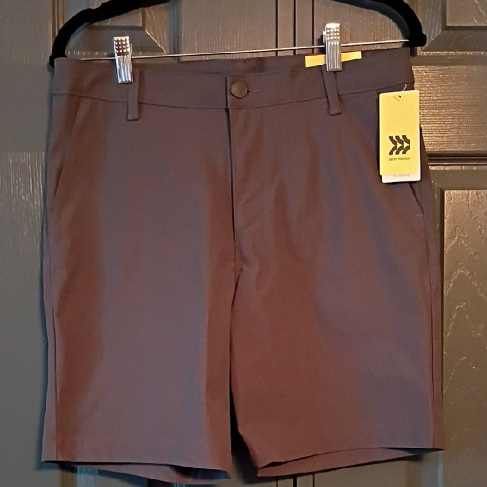 All in Motion Men's Athletic Shorts - Dark Brown